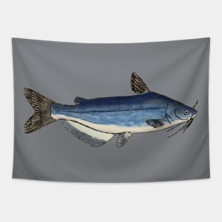 Blue Catfish Tapestry