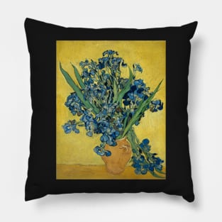 Vincent Van Gogh Irises in Vase Pillow