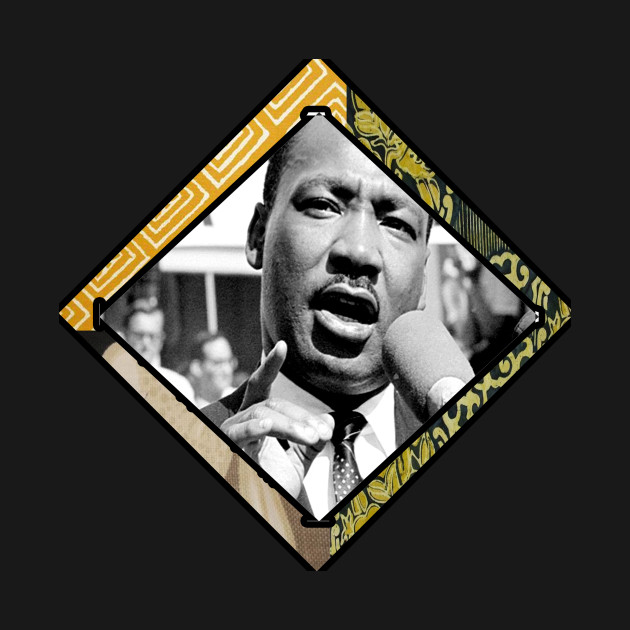 Disover MLK Retro Fabric Diamond - Martin Luther King Day - T-Shirt