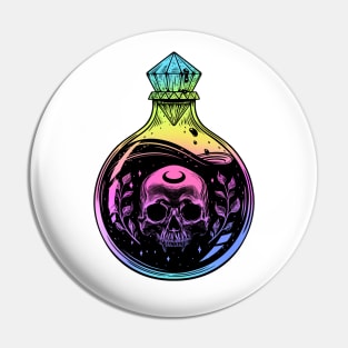 Poison. Vampire Skull Pin