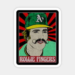 Rollie Fingers 80s Pop Art Fan Art Magnet