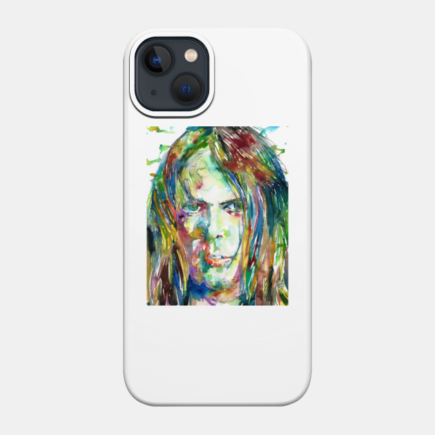 NEIL YOUNG watercolor portrait .2 - Neil Young - Phone Case