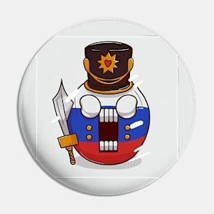 Russia Nutcracker Meme Shirt Pin