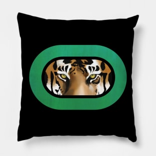 Intense stare from a tiger Pillow