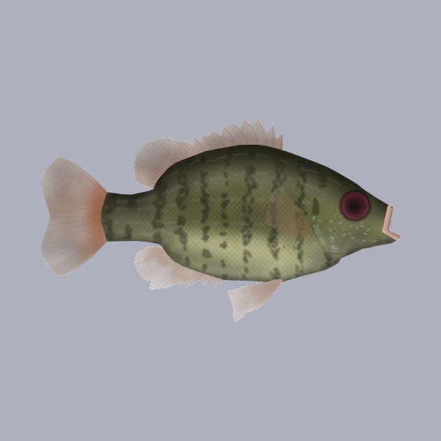 Bantam Sunfish by FishFolkArt