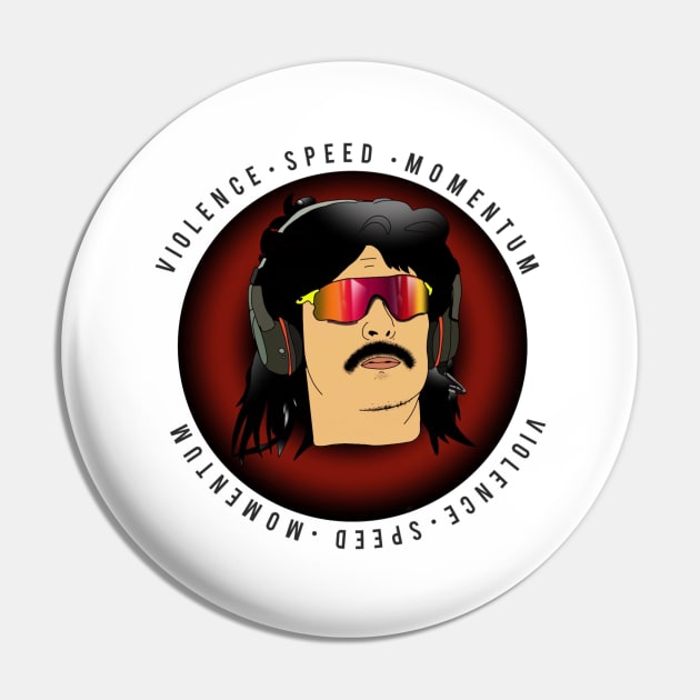 Dr Disrespect Pin by Suzannafell