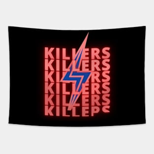 The Killers | design text lights up Tapestry