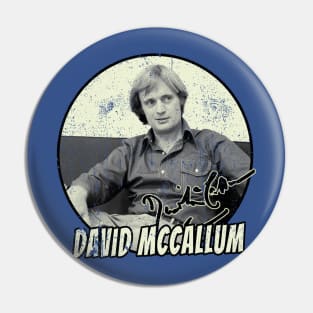 David McCallum Vinntage Pin