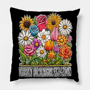 Garden Variety - Sibling Bloom Pillow