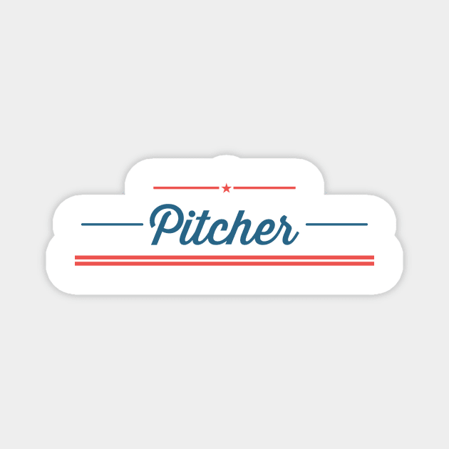 Pitcher Magnet by JasonLloyd