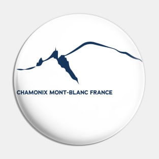 Chamonix Mont blanc and Aiguille du midi leewarddesign Pin