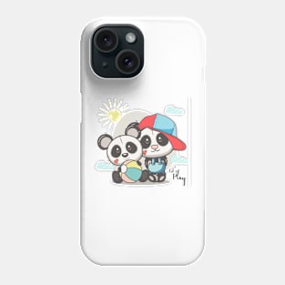 Panda best friends day Phone Case