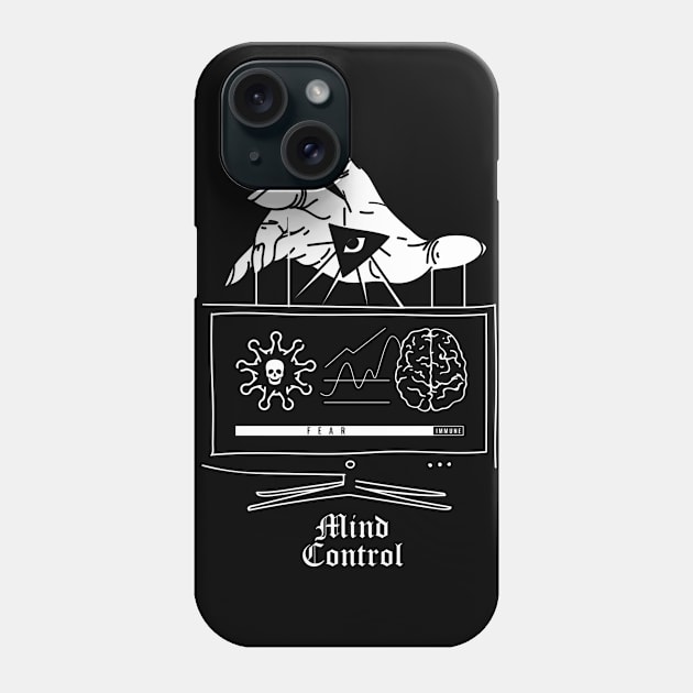 mind control Phone Case by Skidipap