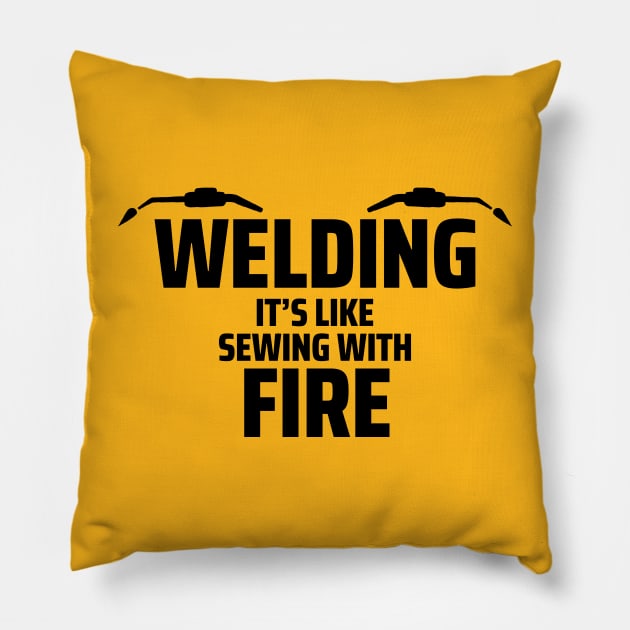 welding Pillow by Mandala Project