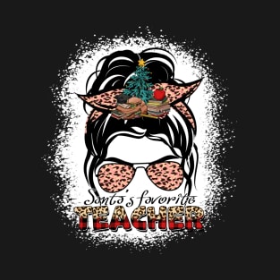 Santas Favorite Teacher T-Shirt