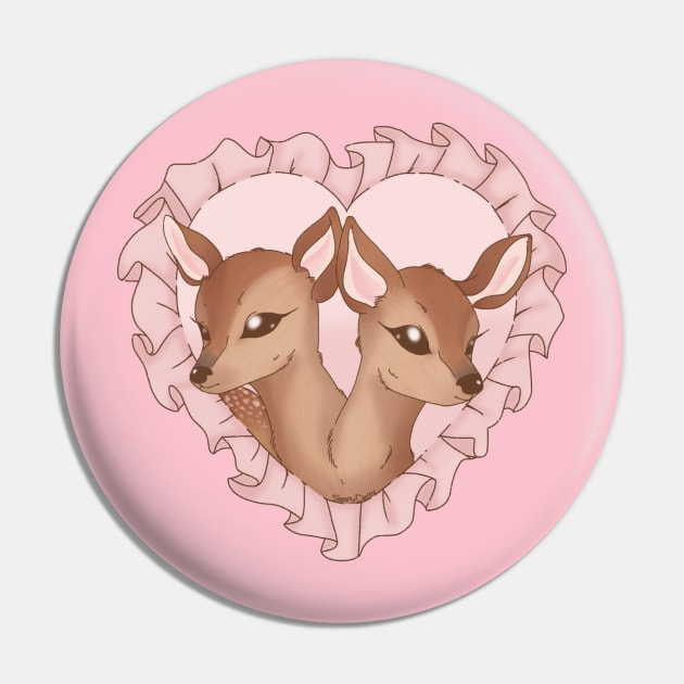 two headed deer Pin by sleepydeity