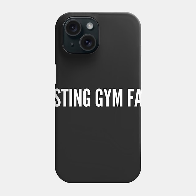 Workout Joke - Resting Gym Face - Funny Sarcastic Humor Phone Case by sillyslogans