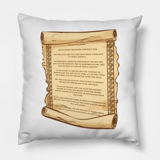 Hidden Immunity Idol Clue Pillow