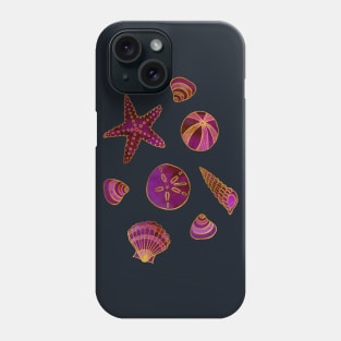 Beach Treasures - Red Phone Case