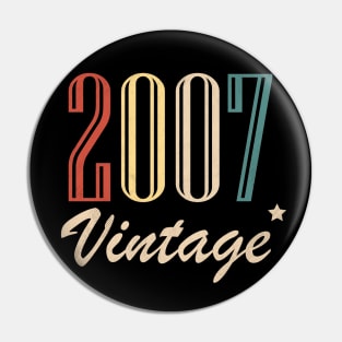 Vintage 2007 Pin