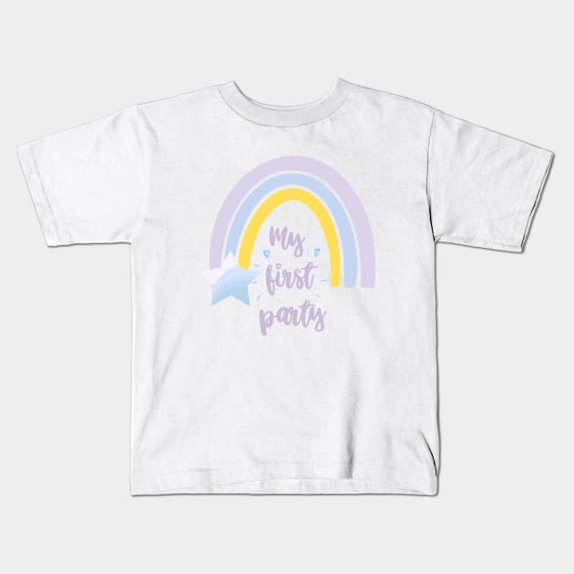 Rainbow Kids For kids Birthday T-Shirt 