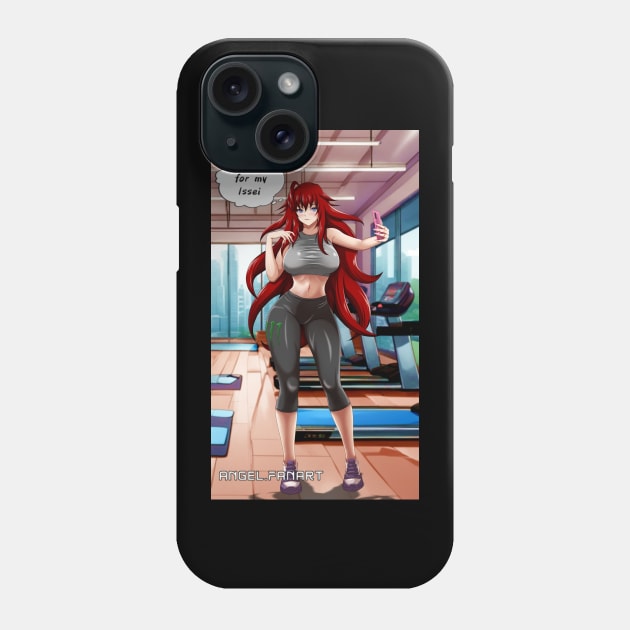 Rias Gremory selfie Phone Case by AngelsFANART