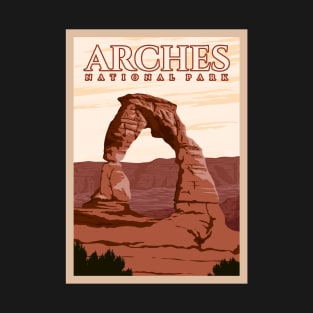 Arches National Park T Shirt Delicate Arch Utah Gift T-Shirt