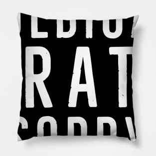 Jebiga Brate Sorry, Funny Serbian Slang Saying Pillow