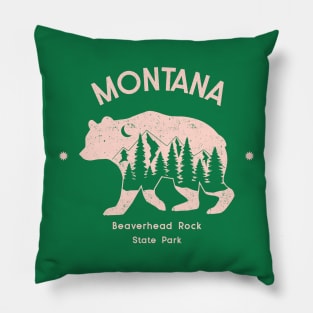 Beaverhead Rock State Park Pillow