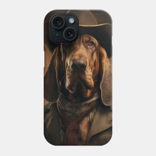 Cowboy Dog - Bloodhound Phone Case