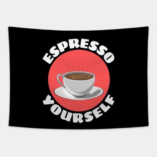 Espresso Yourself | Coffee Pun Tapestry