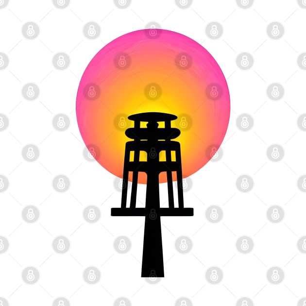 Power Pylon sunset by Spazashop Designs