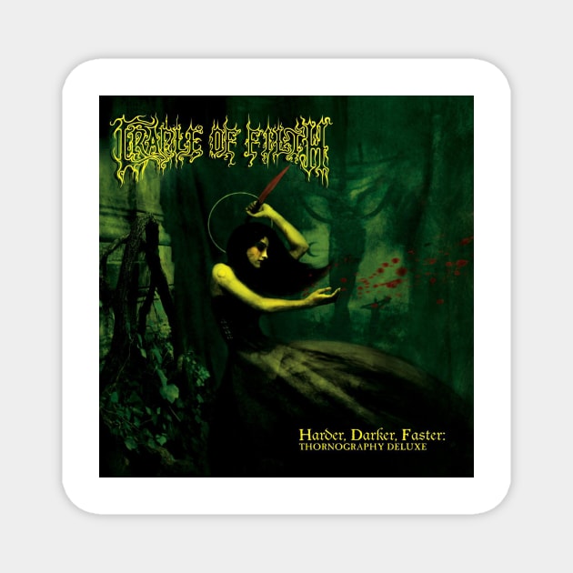 Cradle Of Filth Thornography 2 Album Cover Magnet by Visionary Canvas