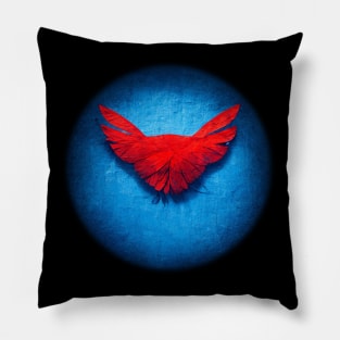 Red Wings Pillow