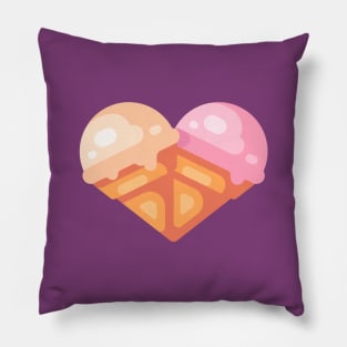 Ice cream heart Pillow