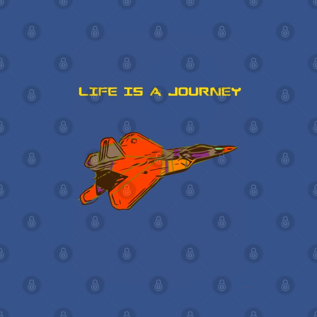 Fighter Jet - Life us a journey by FasBytes