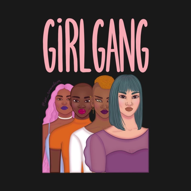 Girl Gang by @isedrawing