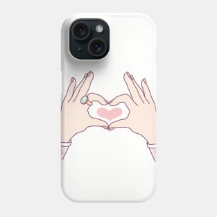 Hands Heart Shape Phone Case