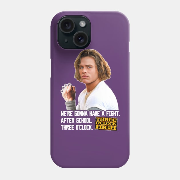 Buddy Revell - Three O'Clock High Phone Case by darklordpug