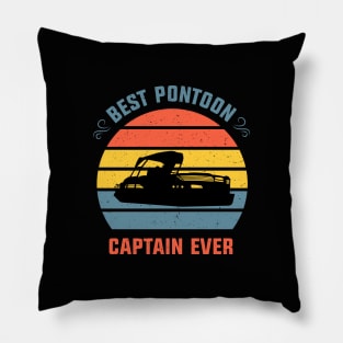 Best pontoon captain ever Pillow