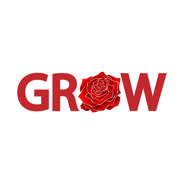 Grow artistic text design by DinaShalash