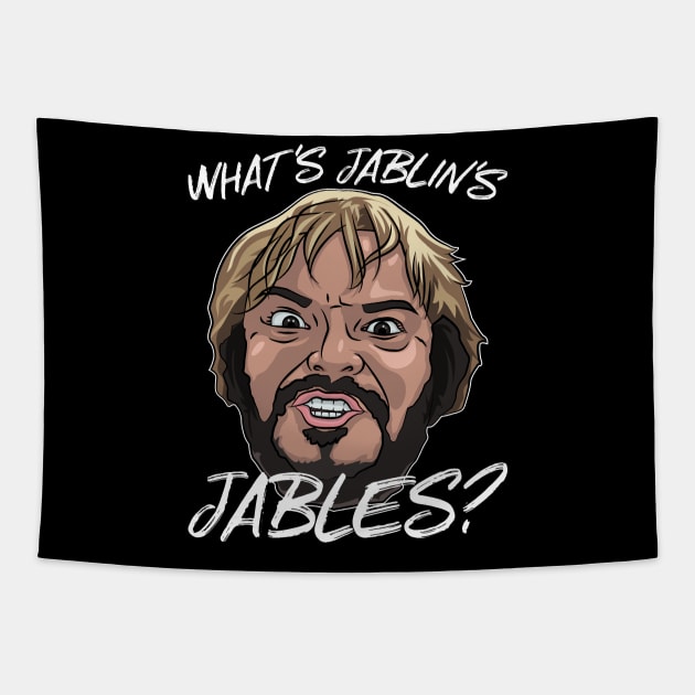 What's Jablin's Jables? Tapestry by teeleoshirts