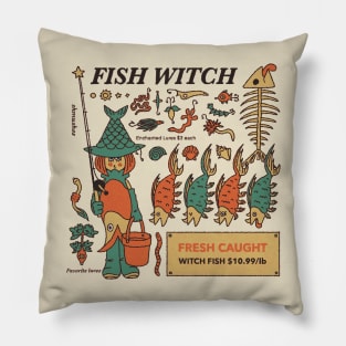 Fish Witch Pillow