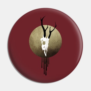 art deco wendigo Pin