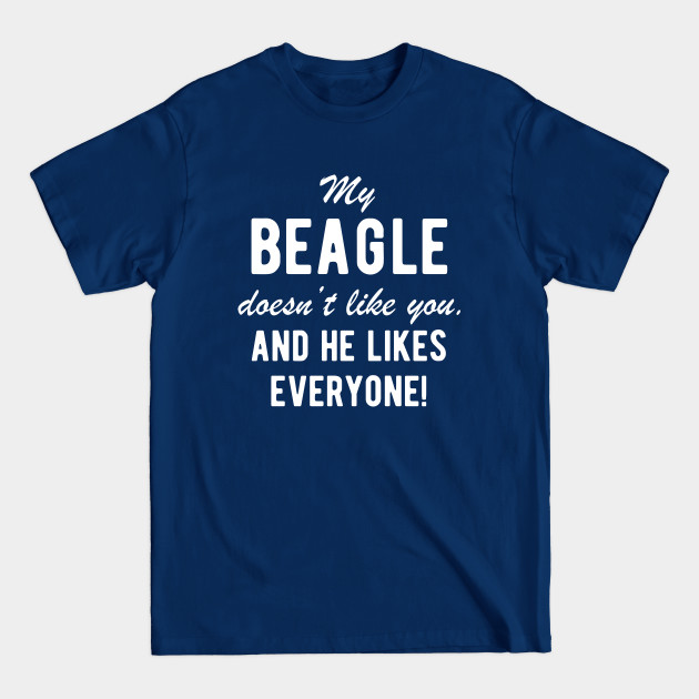 Discover Male Beagle Funny Dog Quote Gift - Beagle - T-Shirt