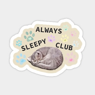 Always sleepy club Magnet