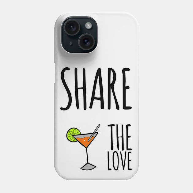 Share the Love Phone Case by Glenn Landas Digital Art