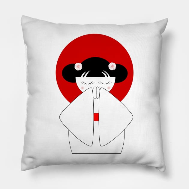 little japanese Pillow by Dedoma