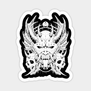 ONI SKULL ARTWORK Magnet