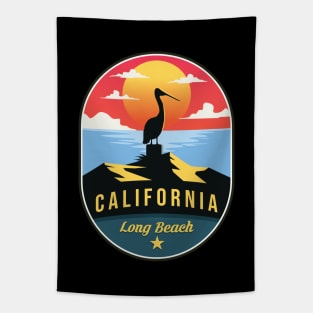 California Long Beach Tapestry